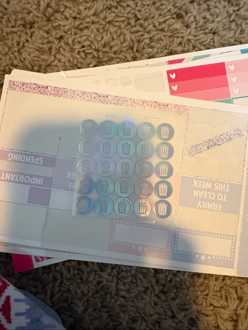 Assorted Planner Sticker Sheets - Multicolor - Picture 9 of 16